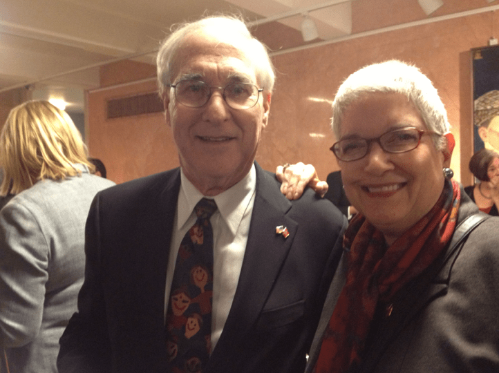 the ambassador('s wife)